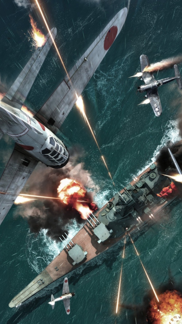 Battlestations: Pacific Xbox wallpaper 640x1136
