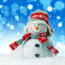 Обои Christmas Snowman Festive Sign 128x128