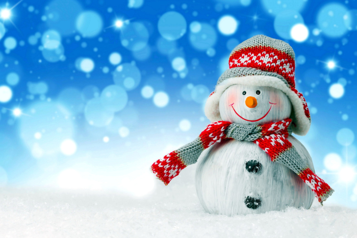 Fondo de pantalla Christmas Snowman Festive Sign