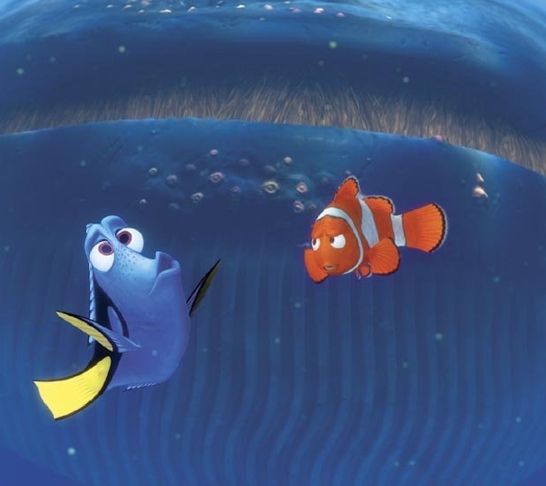 Fondo de pantalla Finding Nemo Whale 1080x960