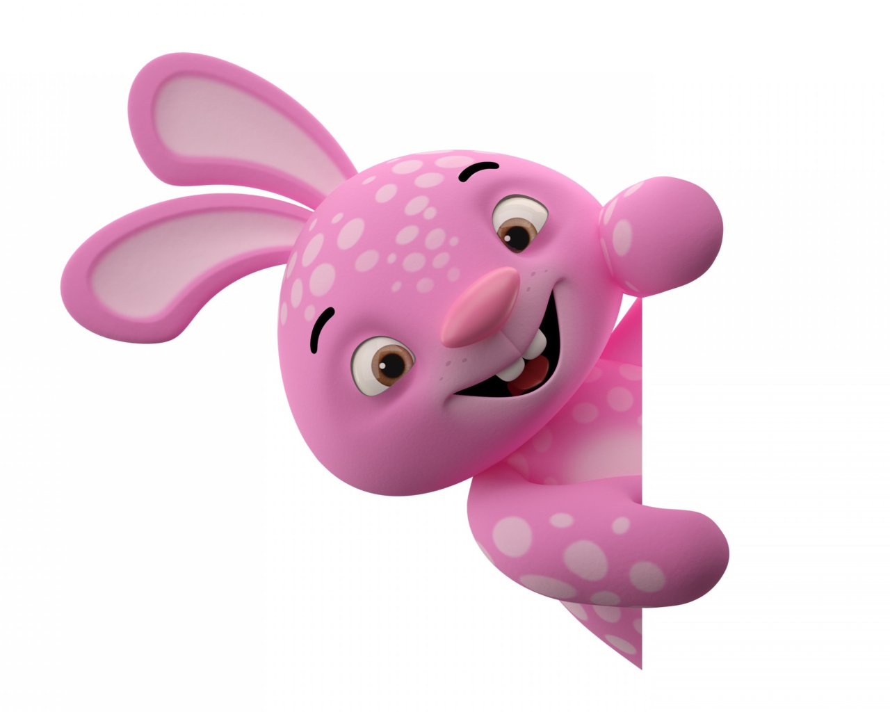 Sfondi 3D Pink Rabbit 1280x1024