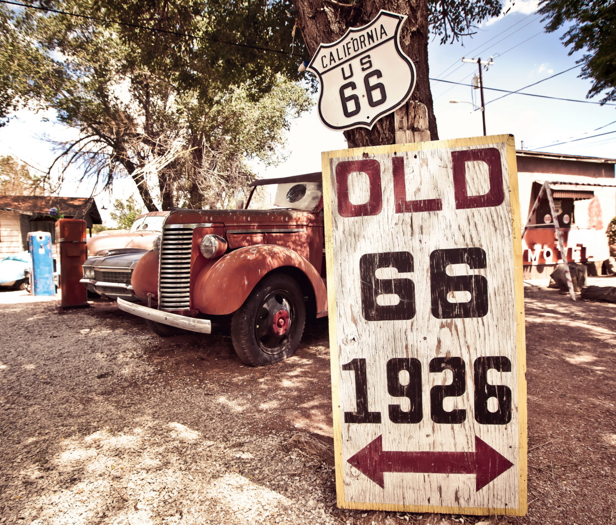 Fondo de pantalla Historic Route 66 1200x1024