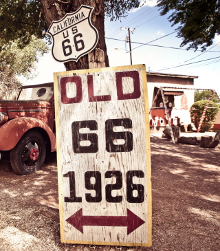 Historic Route 66 - Obrázkek zdarma pro iPhone 5C