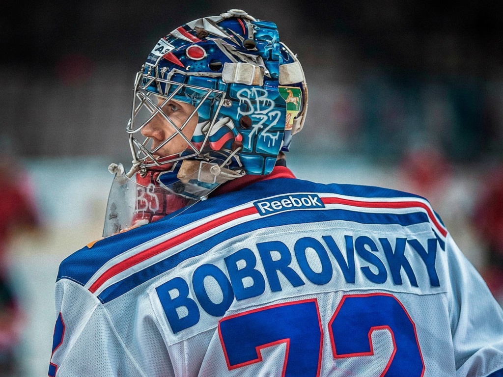 Обои Sergei Bobrovsky NHL 1024x768