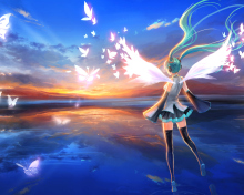 Screenshot №1 pro téma Vocaloid, Hatsune Miku 220x176