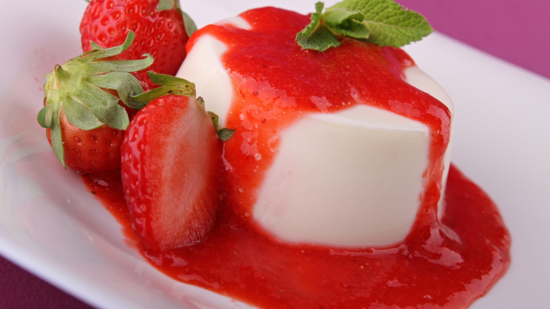 Fondo de pantalla Strawberry Dessert 1920x1080
