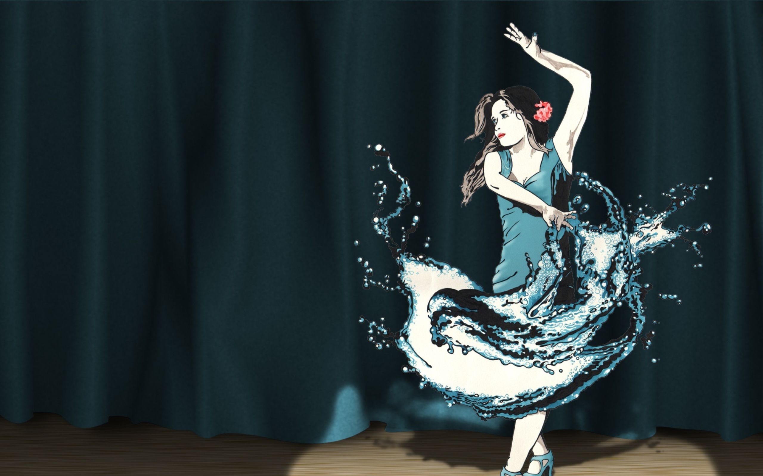 Screenshot №1 pro téma Splash Dance 2560x1600