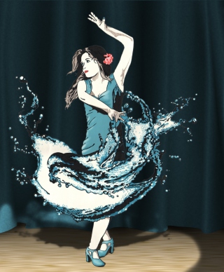 Splash Dance - Obrázkek zdarma pro 640x960