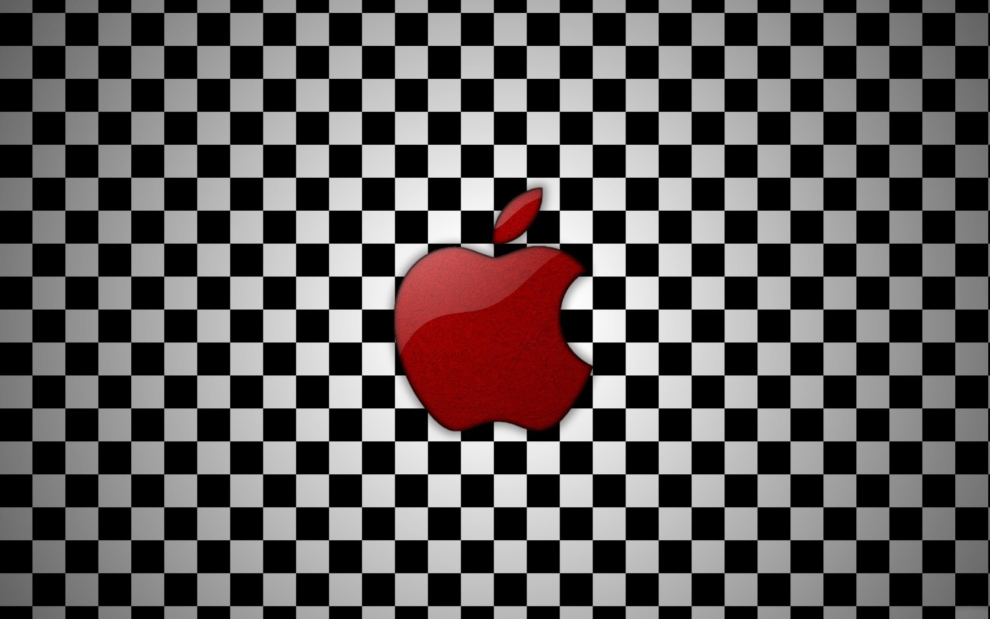 Apple Red Logo wallpaper 1440x900