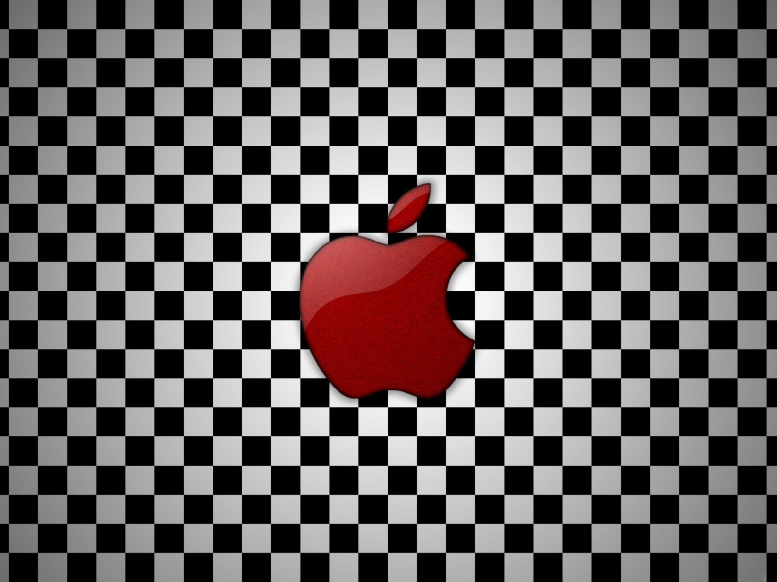 Das Apple Red Logo Wallpaper 1600x1200