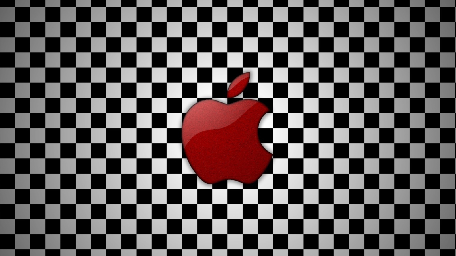 Screenshot №1 pro téma Apple Red Logo 1600x900
