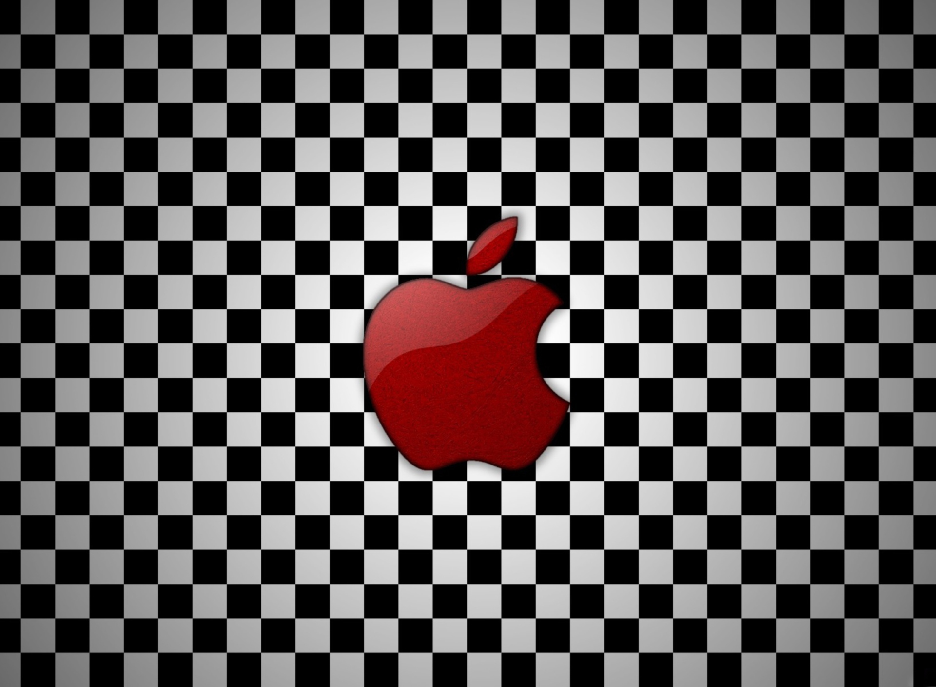 Das Apple Red Logo Wallpaper 1920x1408
