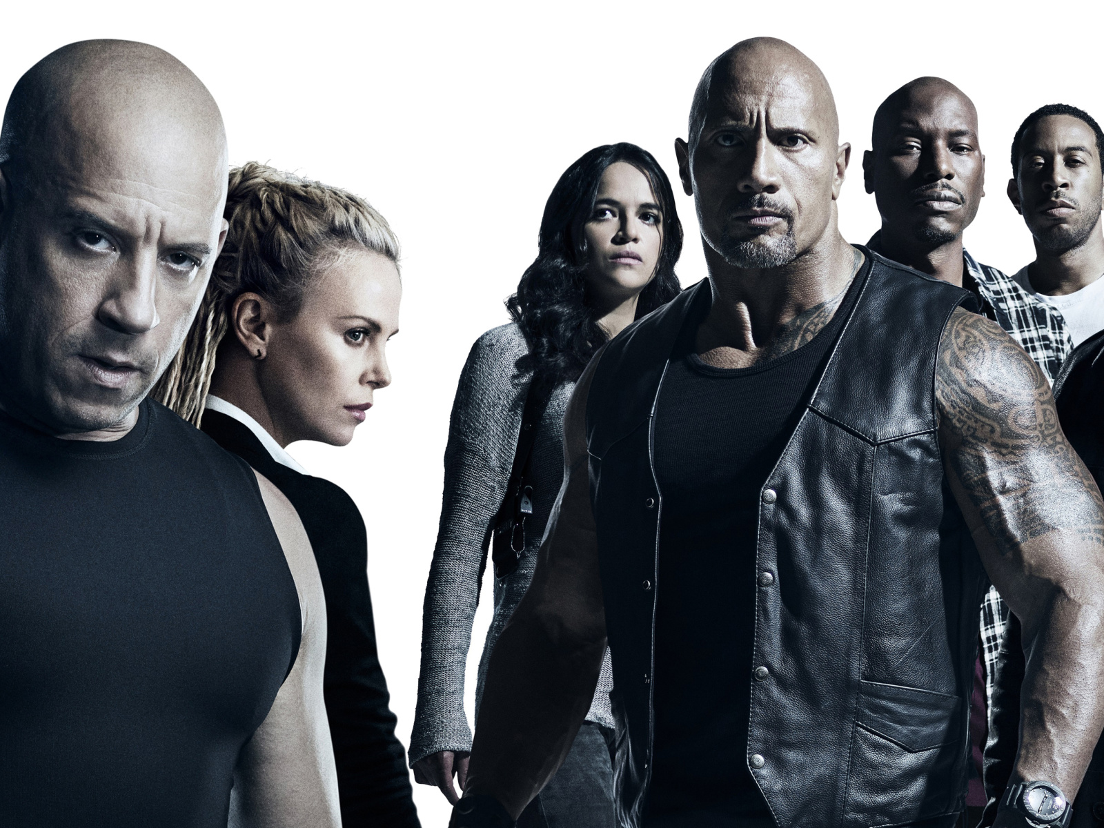 Fondo de pantalla The Fate of the Furious Cast 1600x1200