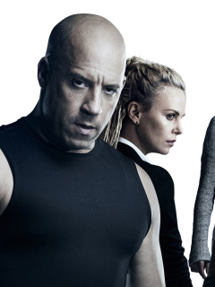 Обои The Fate of the Furious Cast 240x320
