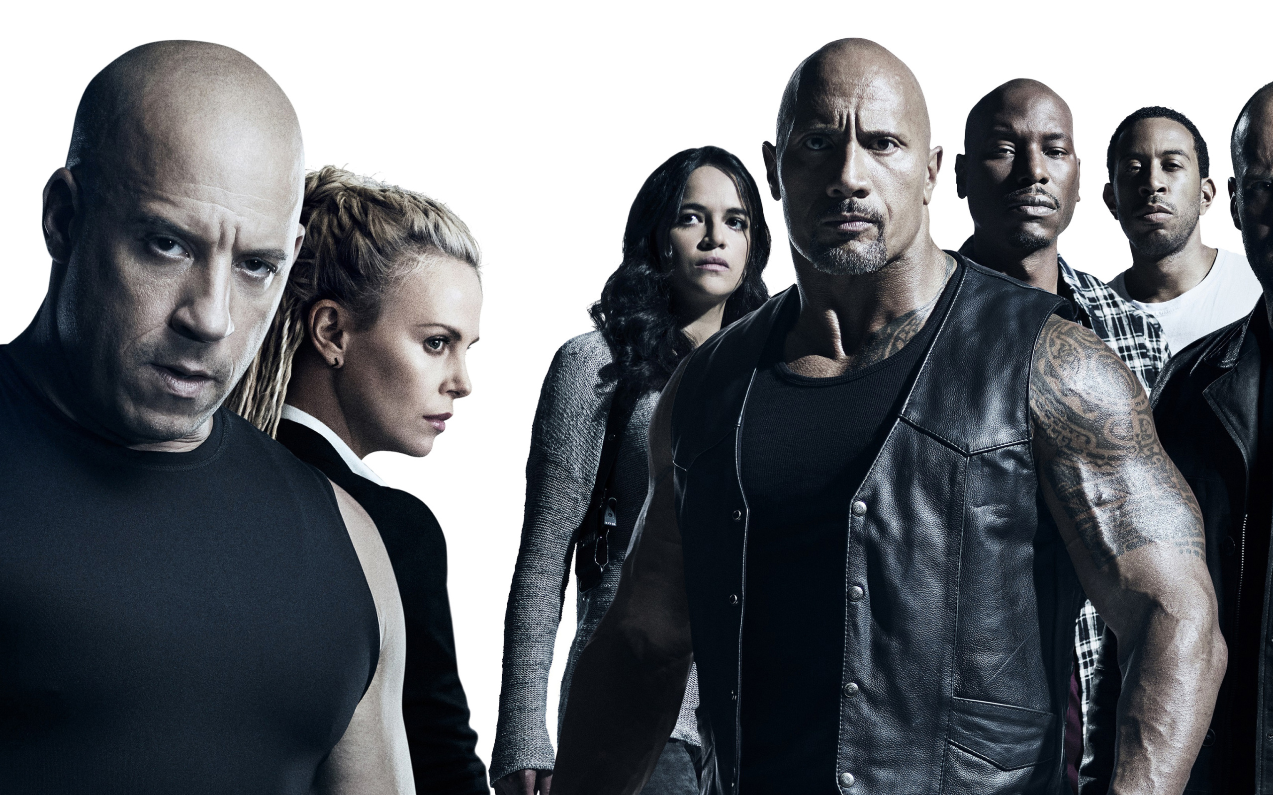 The Fate of the Furious Cast wallpaper 2560x1600