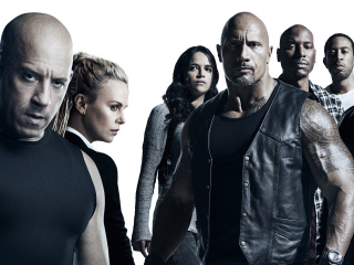 The Fate of the Furious Cast wallpaper 320x240