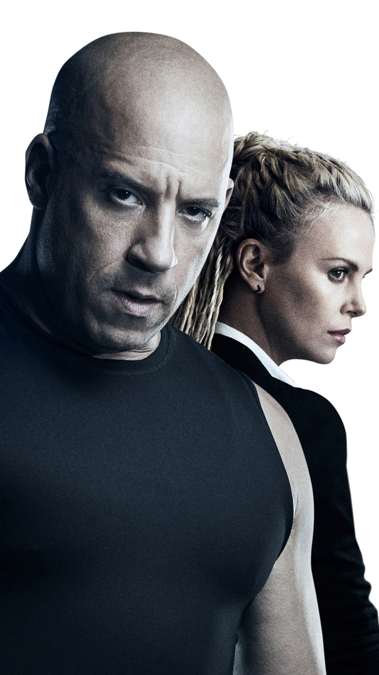 Das The Fate of the Furious Cast Wallpaper 750x1334