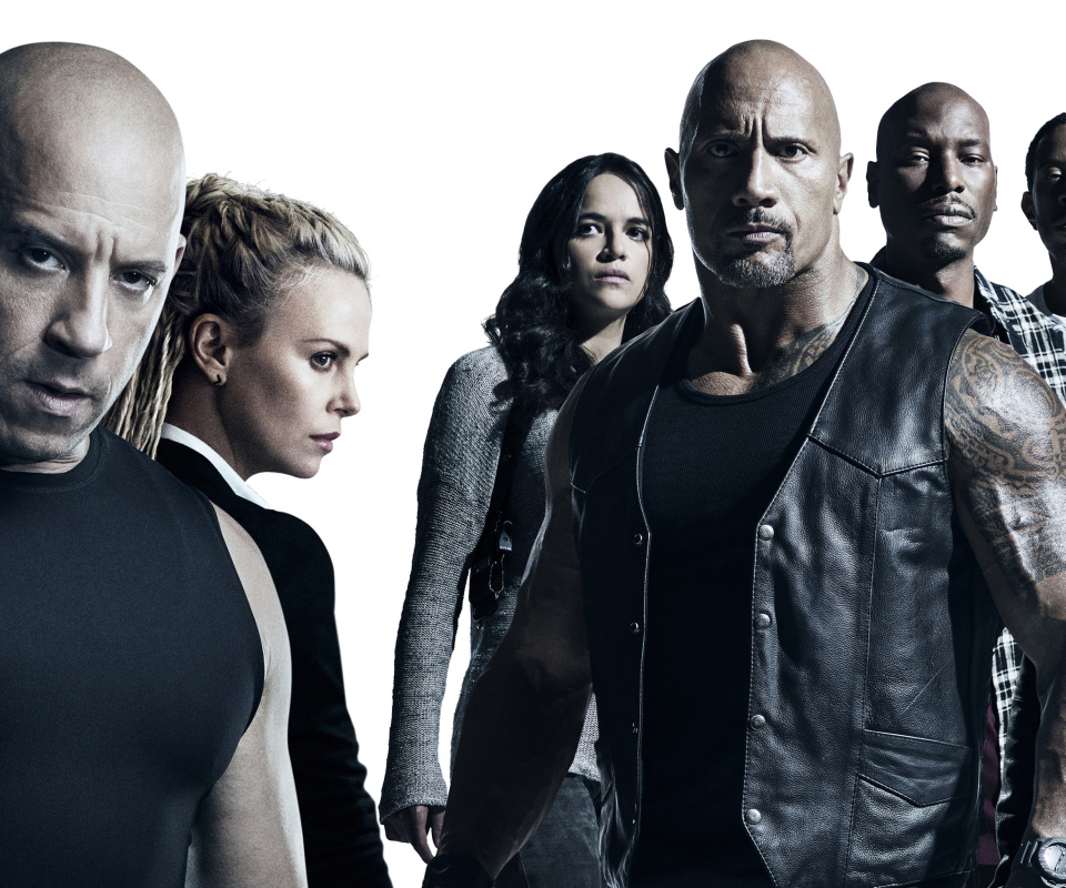 The Fate of the Furious Cast wallpaper 960x800