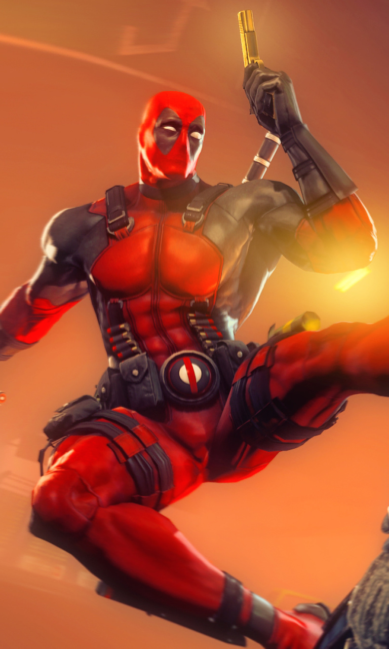 Sfondi Deadpool Marvel Comics Hero 768x1280
