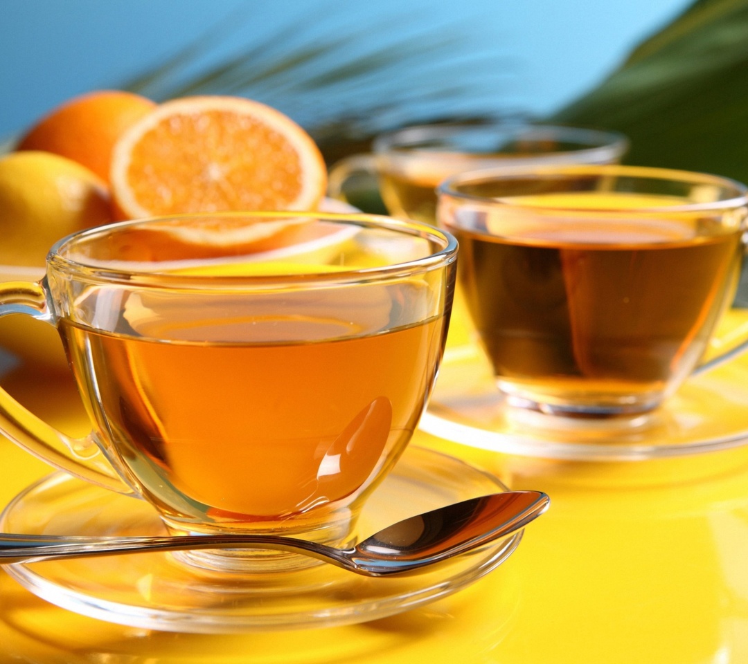 Обои Tea with honey 1080x960