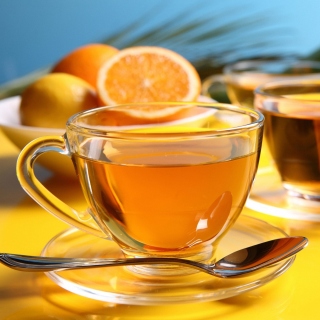 Tea with honey - Obrázkek zdarma pro 208x208