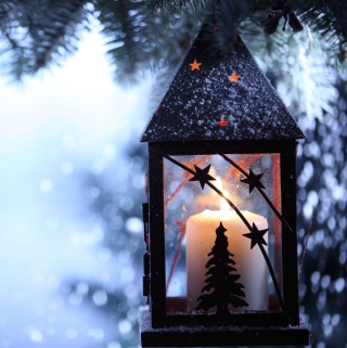 Christmas Lantern - Obrázkek zdarma pro iPad Air