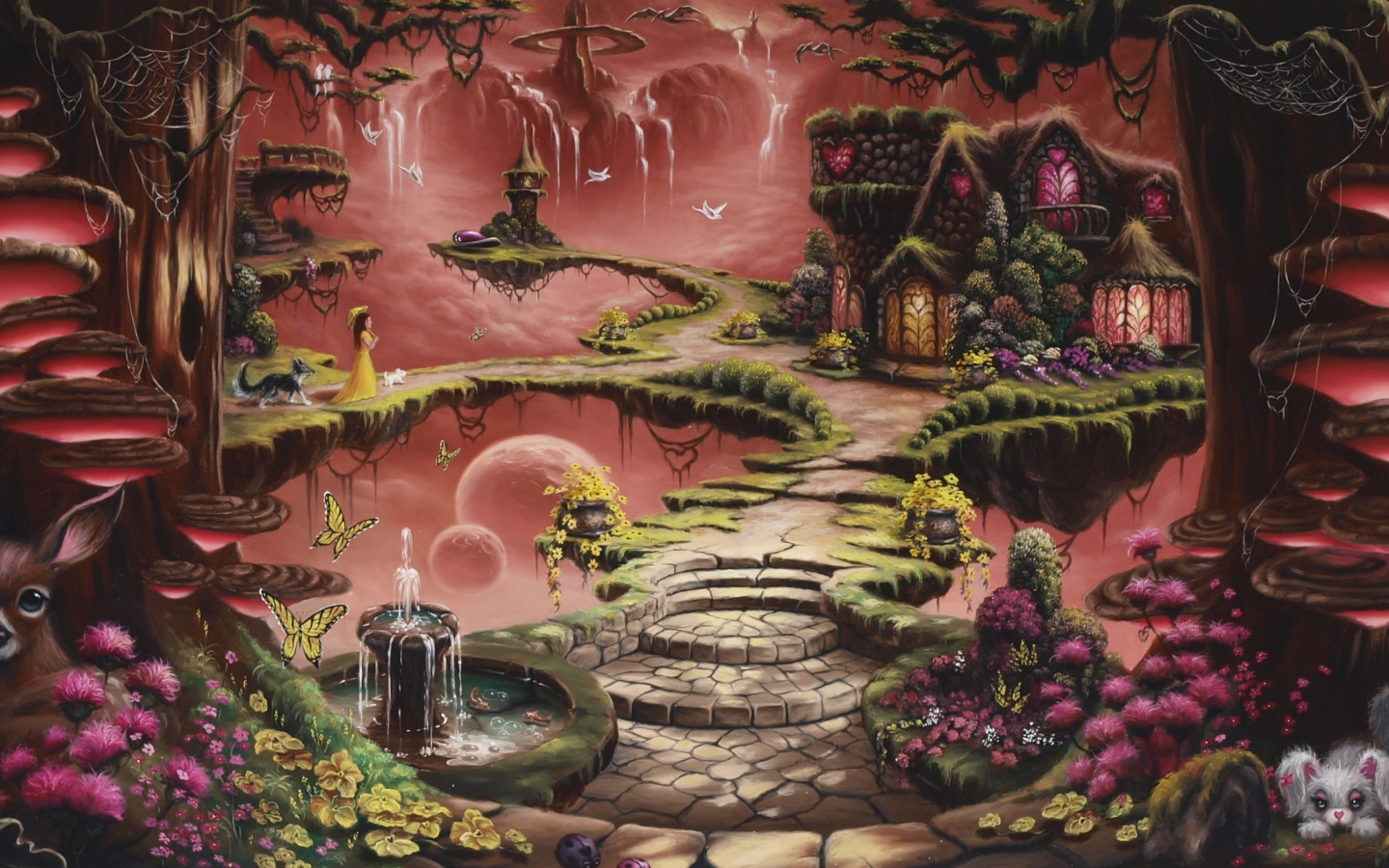 Screenshot №1 pro téma Fantasy Land Art 1440x900