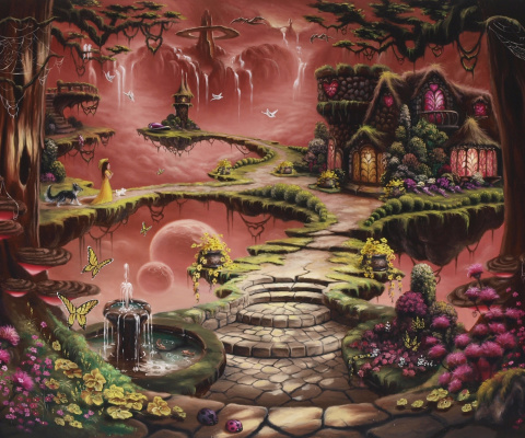 Fantasy Land Art wallpaper 480x400