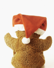 Sfondi Christmas Plush Bear 176x220