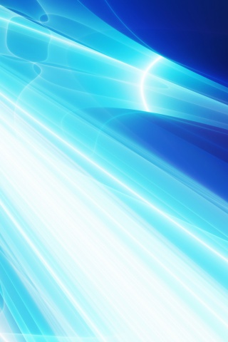 Screenshot №1 pro téma Blue Light Lines 320x480