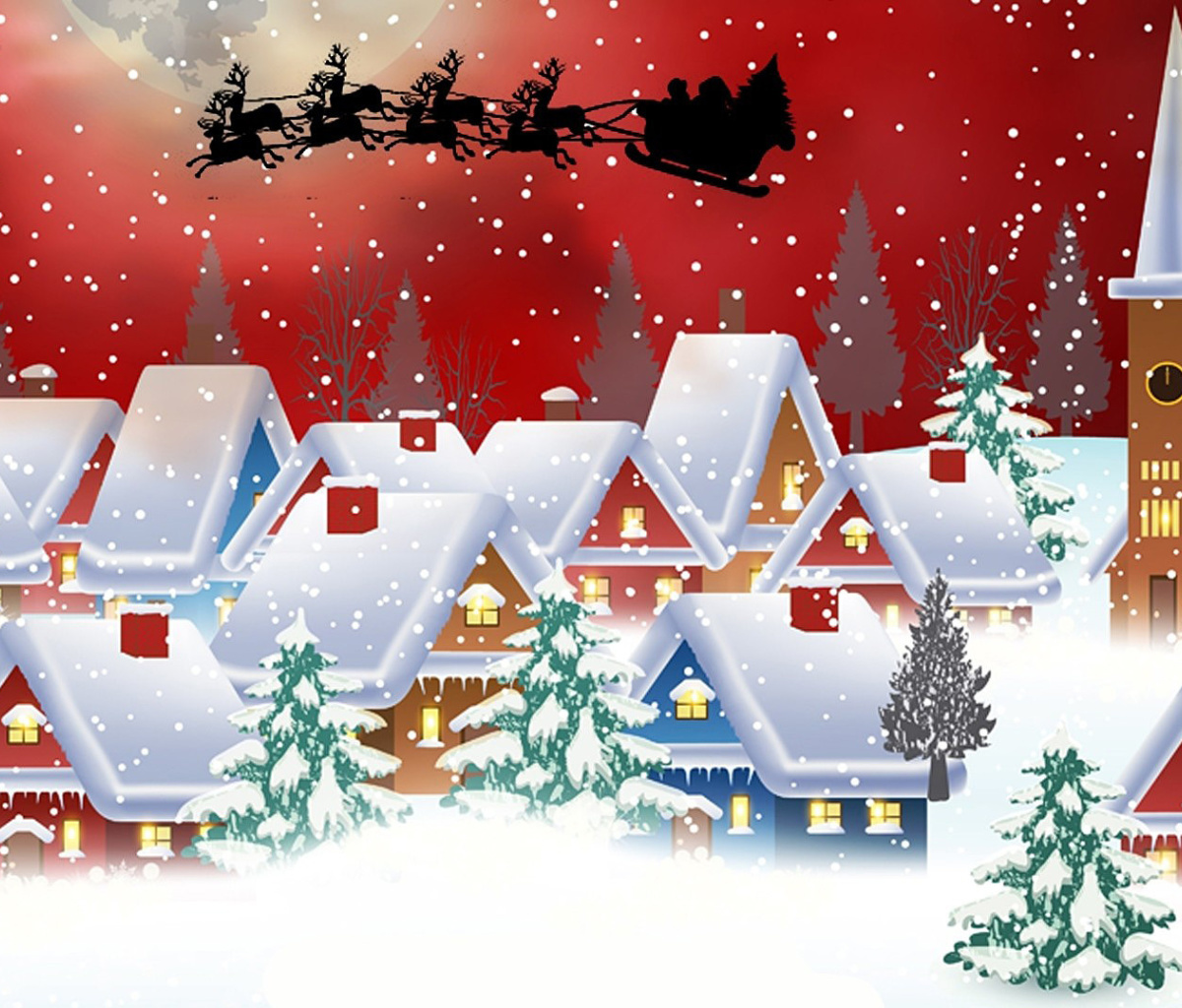 Screenshot №1 pro téma Homemade Christmas Card 1200x1024