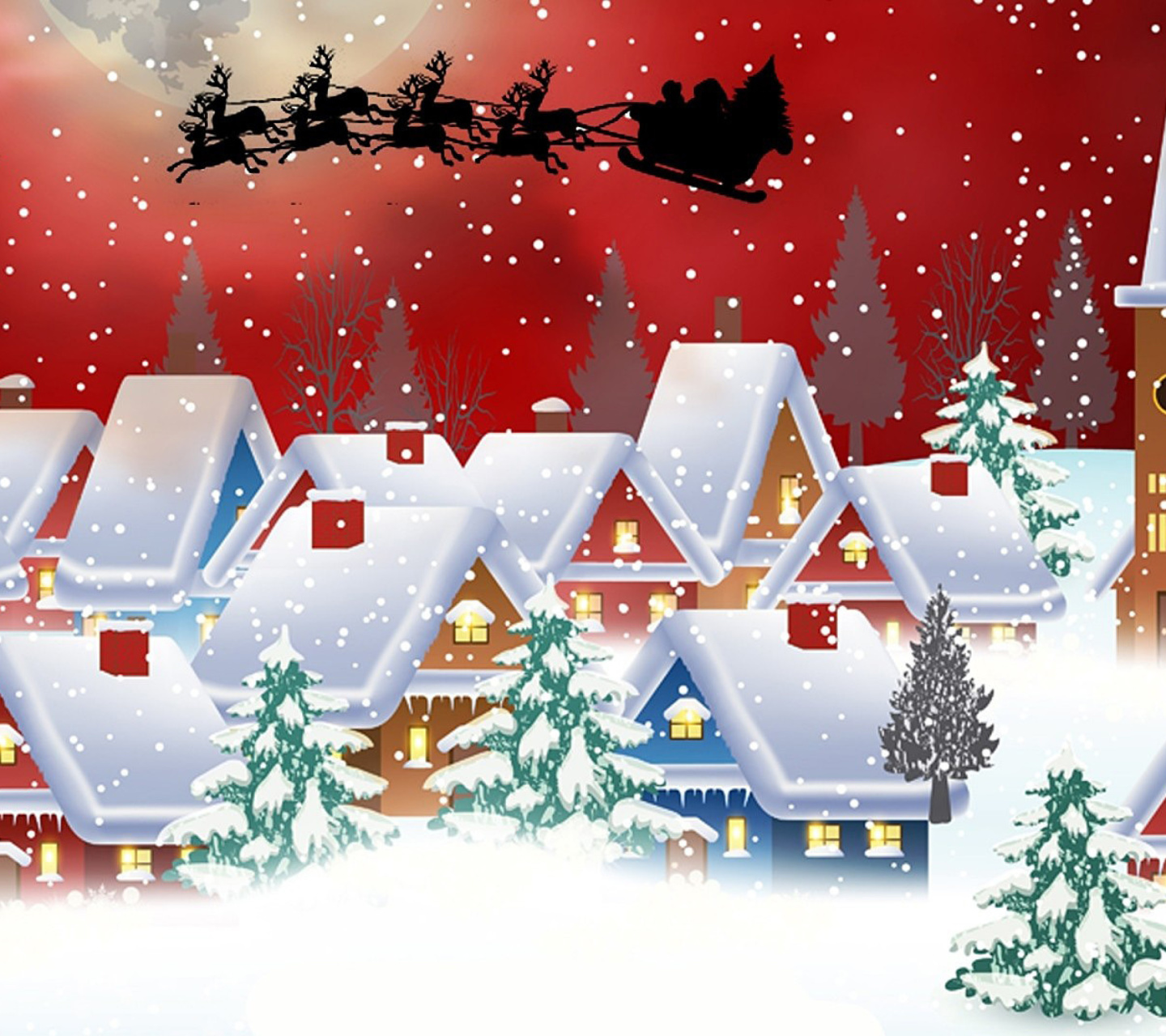 Das Homemade Christmas Card Wallpaper 1440x1280