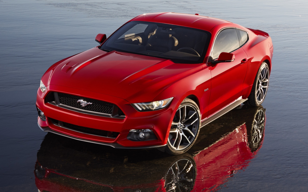 Fondo de pantalla 2015 Ford Mustang 1280x800