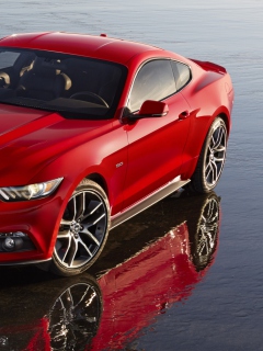 Fondo de pantalla 2015 Ford Mustang 240x320