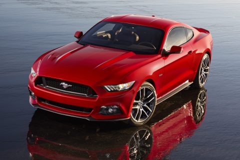 Fondo de pantalla 2015 Ford Mustang 480x320