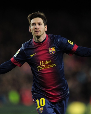 Lionel Messi Barcelona - Obrázkek zdarma pro Nokia X3