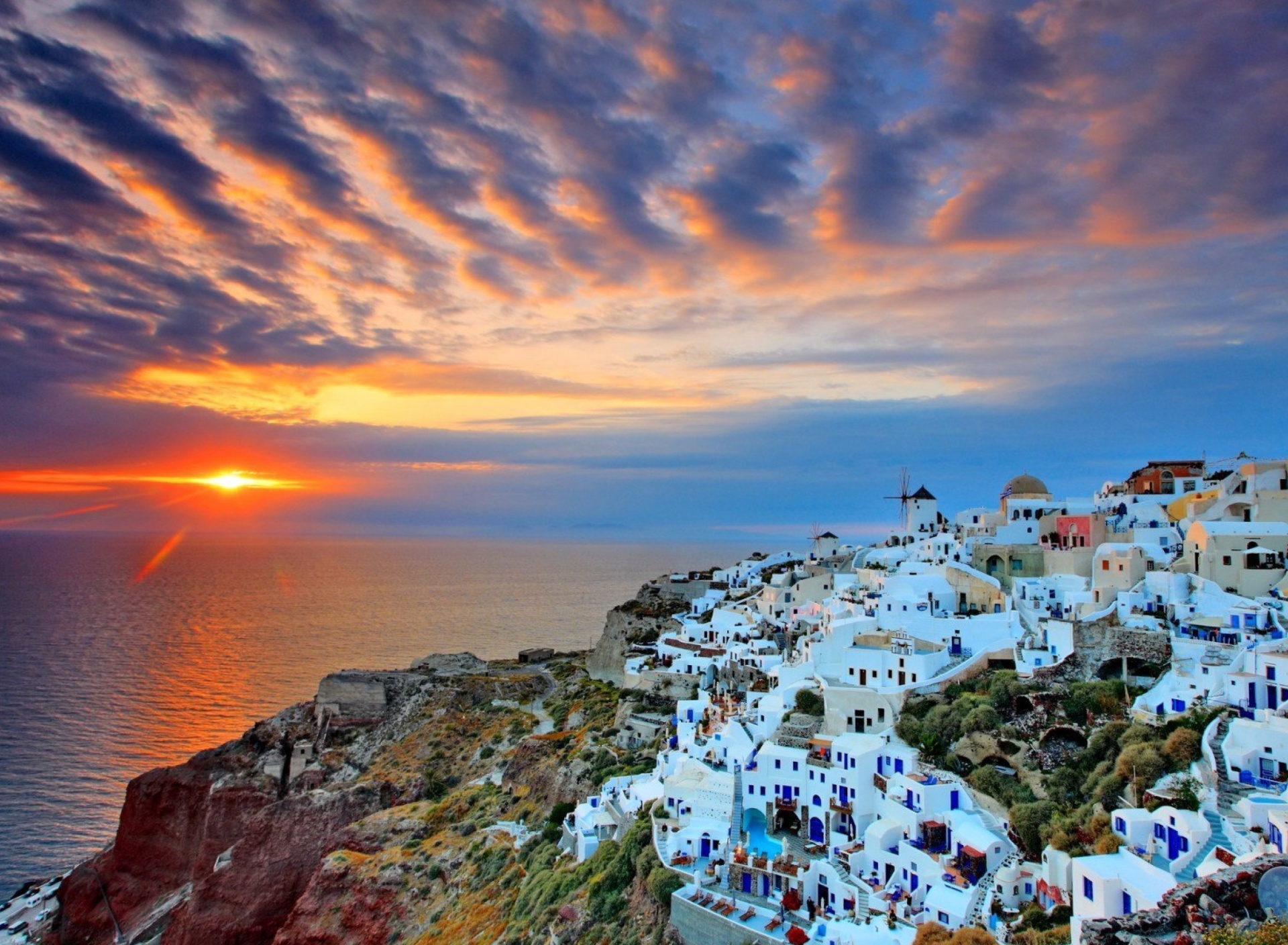 Thira Santorini wallpaper 1920x1408