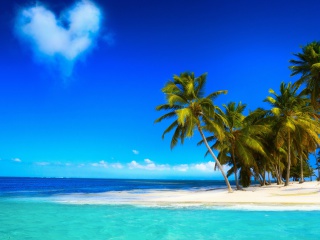 Das Tropical Vacation on Perhentian Islands Wallpaper 320x240