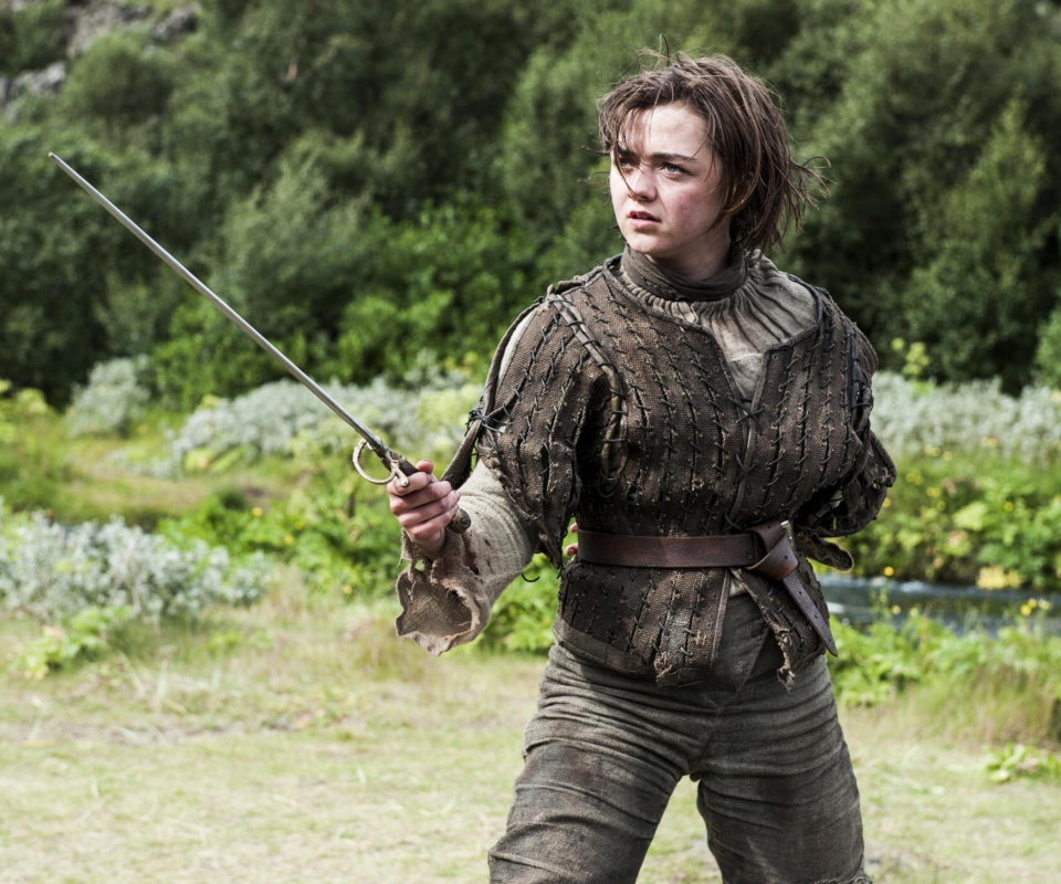 Screenshot №1 pro téma Game of Thrones Arya Stark 960x800