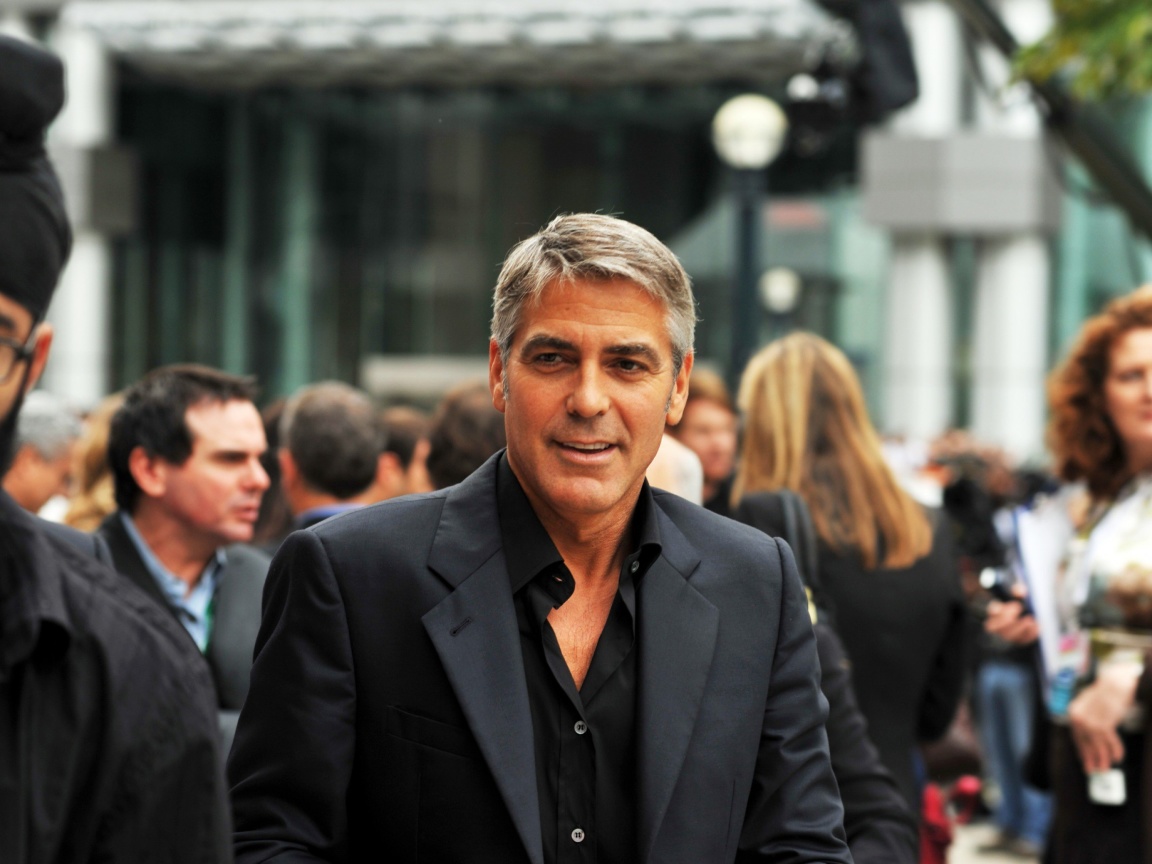 Das George Timothy Clooney Wallpaper 1152x864