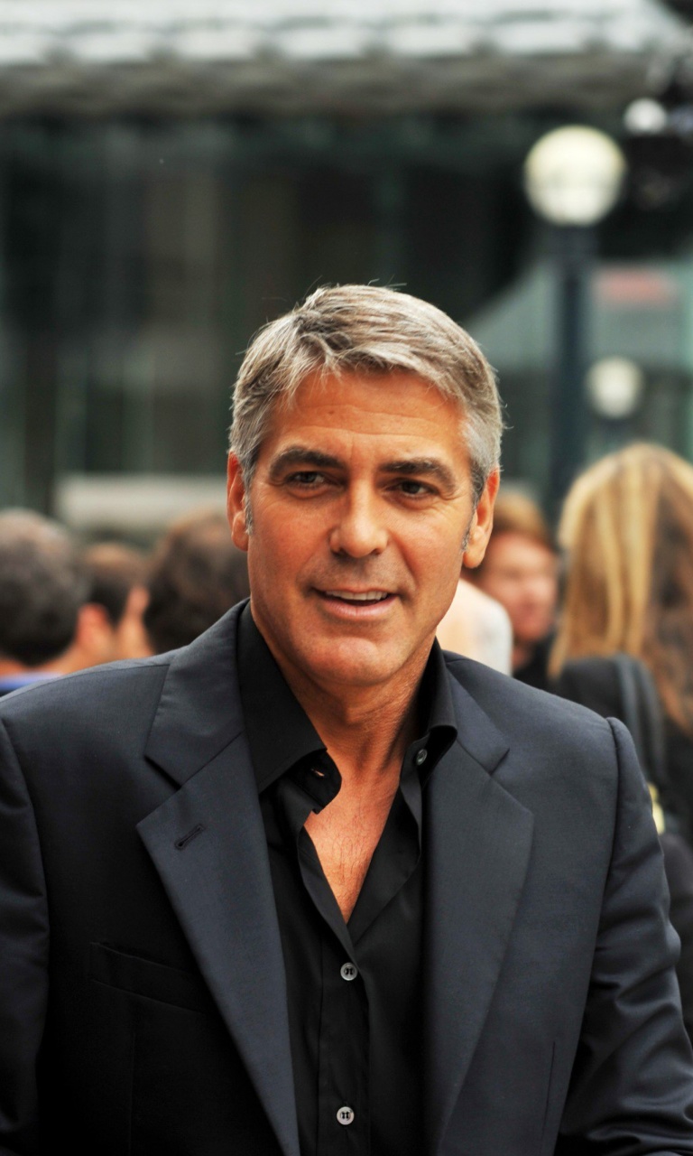 Обои George Timothy Clooney 768x1280