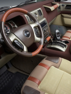 Hummer H2 Safari Off Road Interior wallpaper 240x320