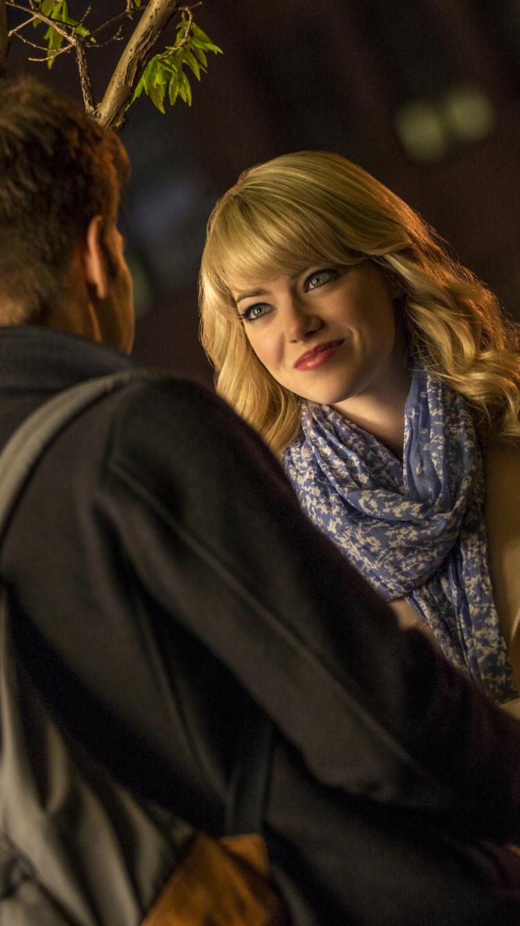 Das Emma Stone In New Spiderman Wallpaper 750x1334