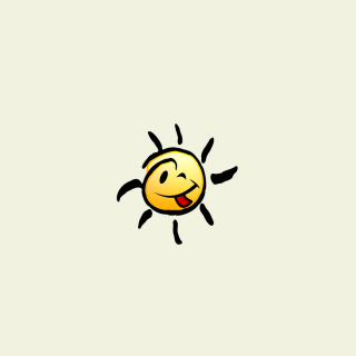 Funny Sun - Obrázkek zdarma pro iPad 2