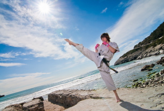 Karate - Obrázkek zdarma pro Nokia Asha 201