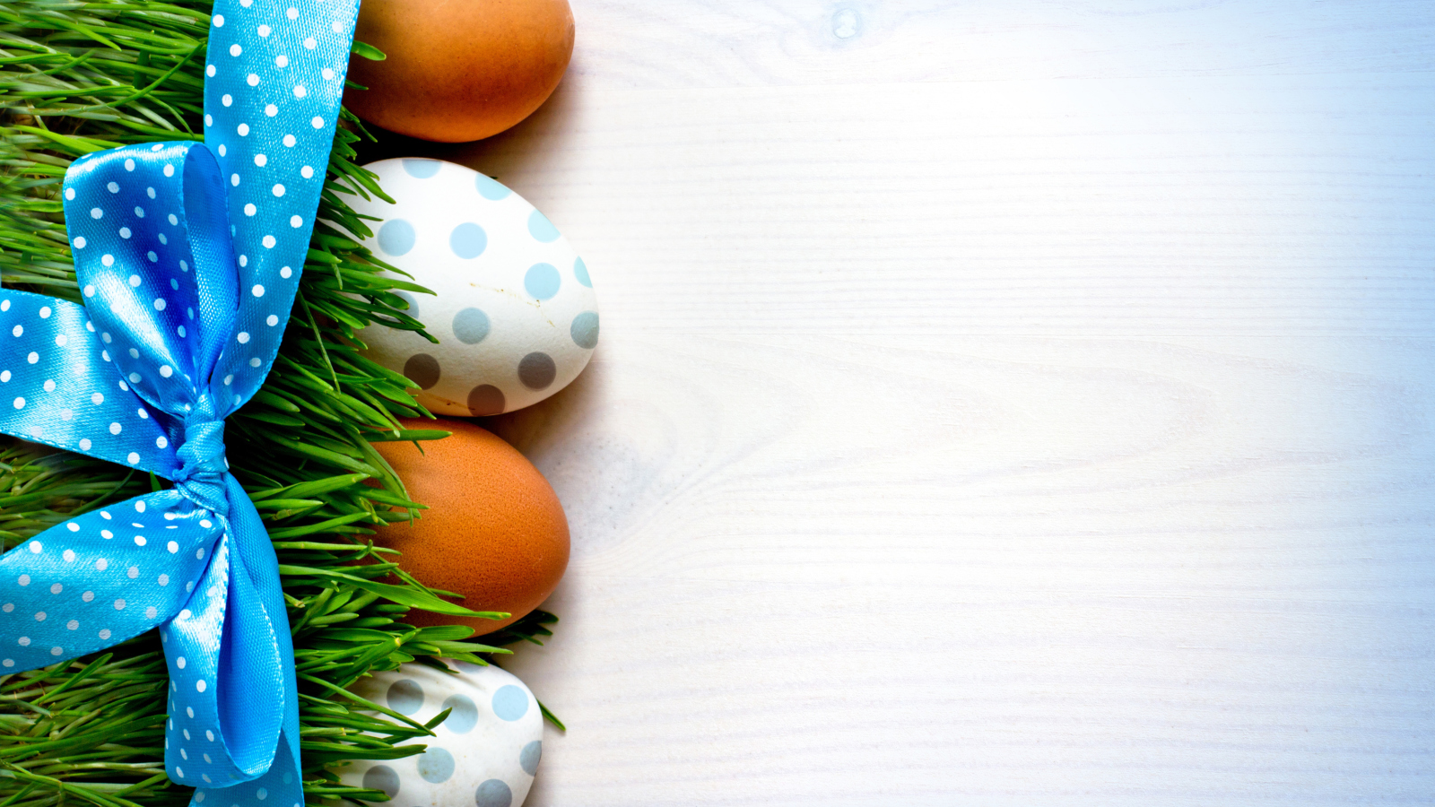 Das Easter Eggs Polka Dot Wallpaper 1600x900