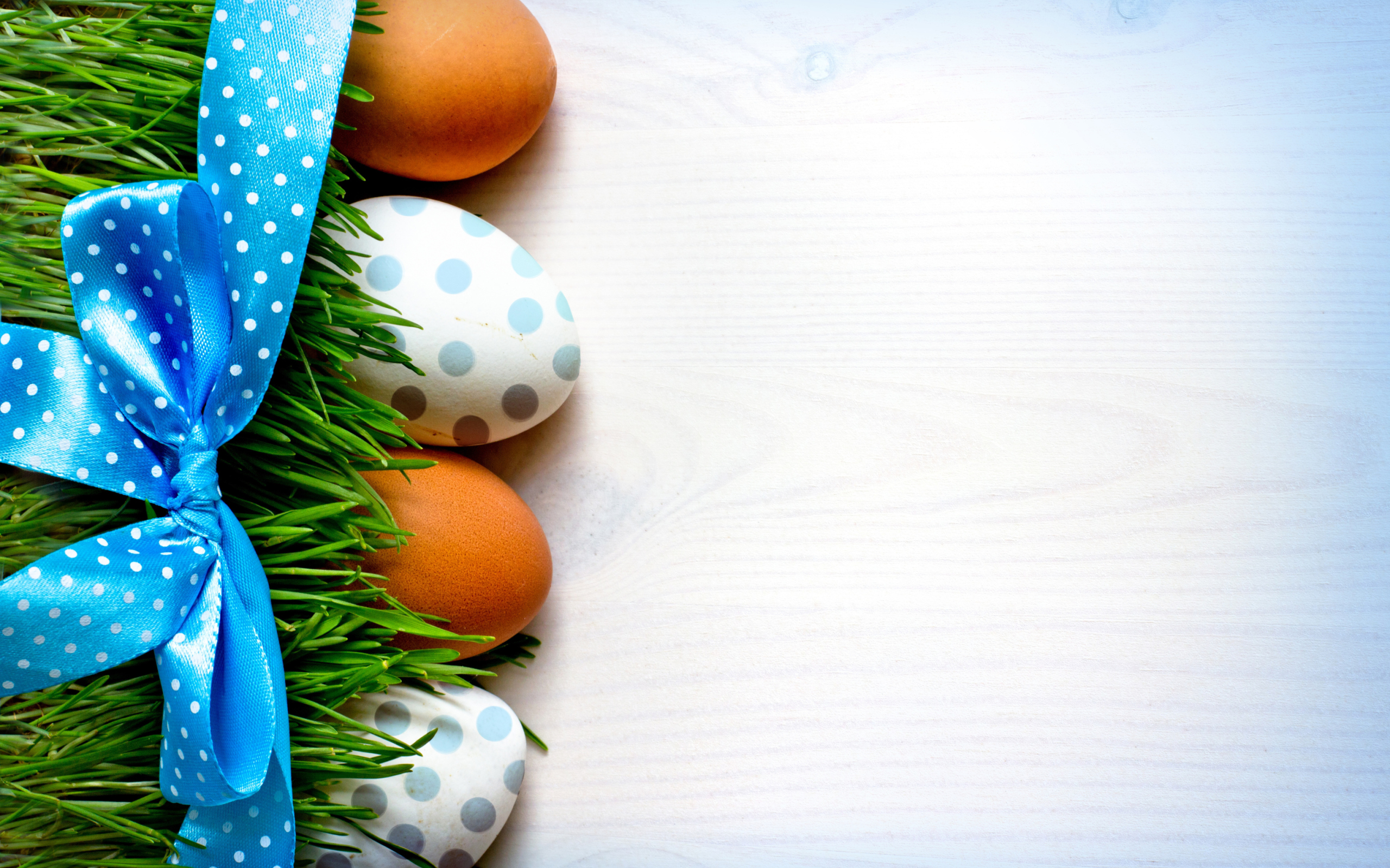 Das Easter Eggs Polka Dot Wallpaper 2560x1600