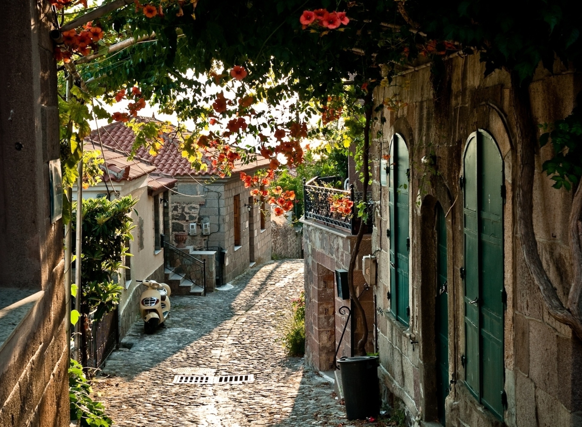 Das Italy Street Sicily Wallpaper 1920x1408