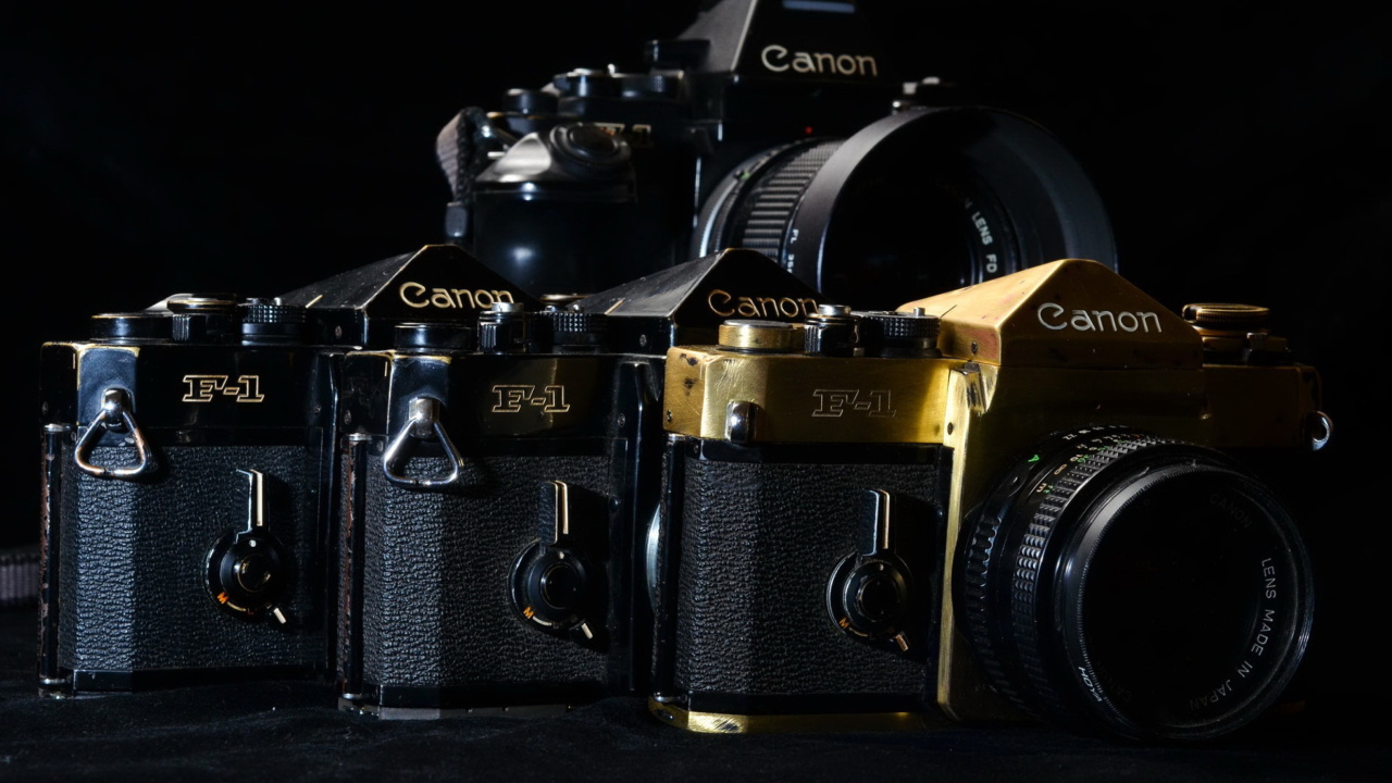 Das Canon F1 Reflex Camera Wallpaper 1280x720