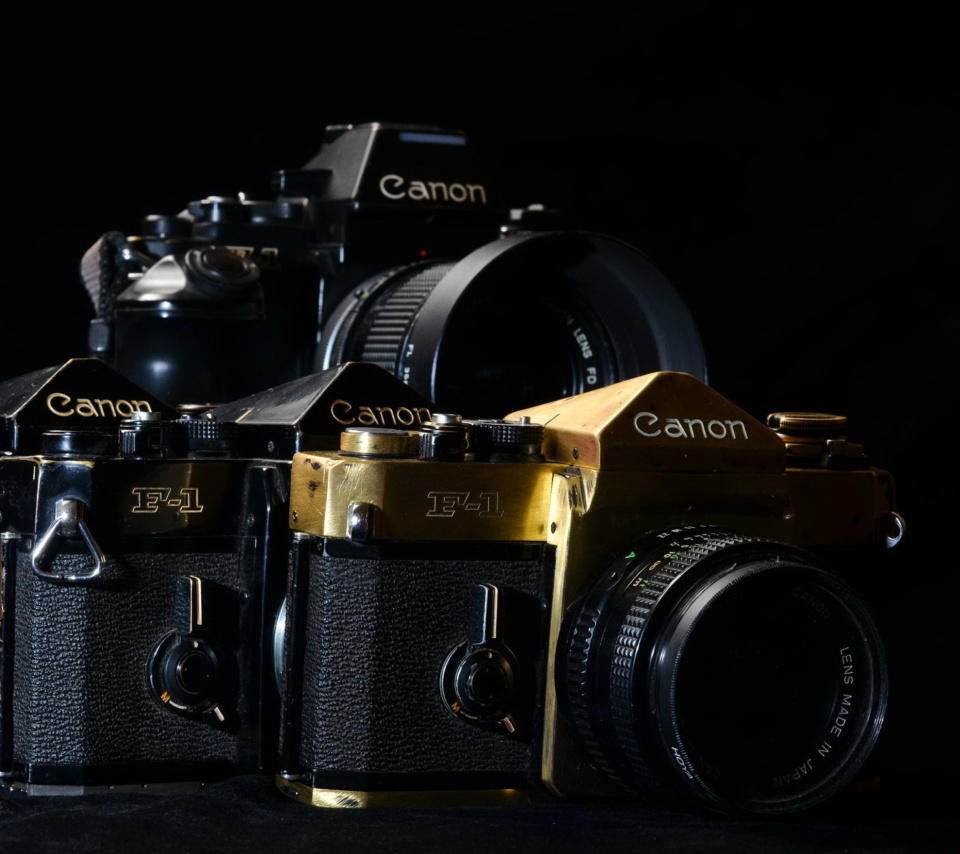 Das Canon F1 Reflex Camera Wallpaper 960x854